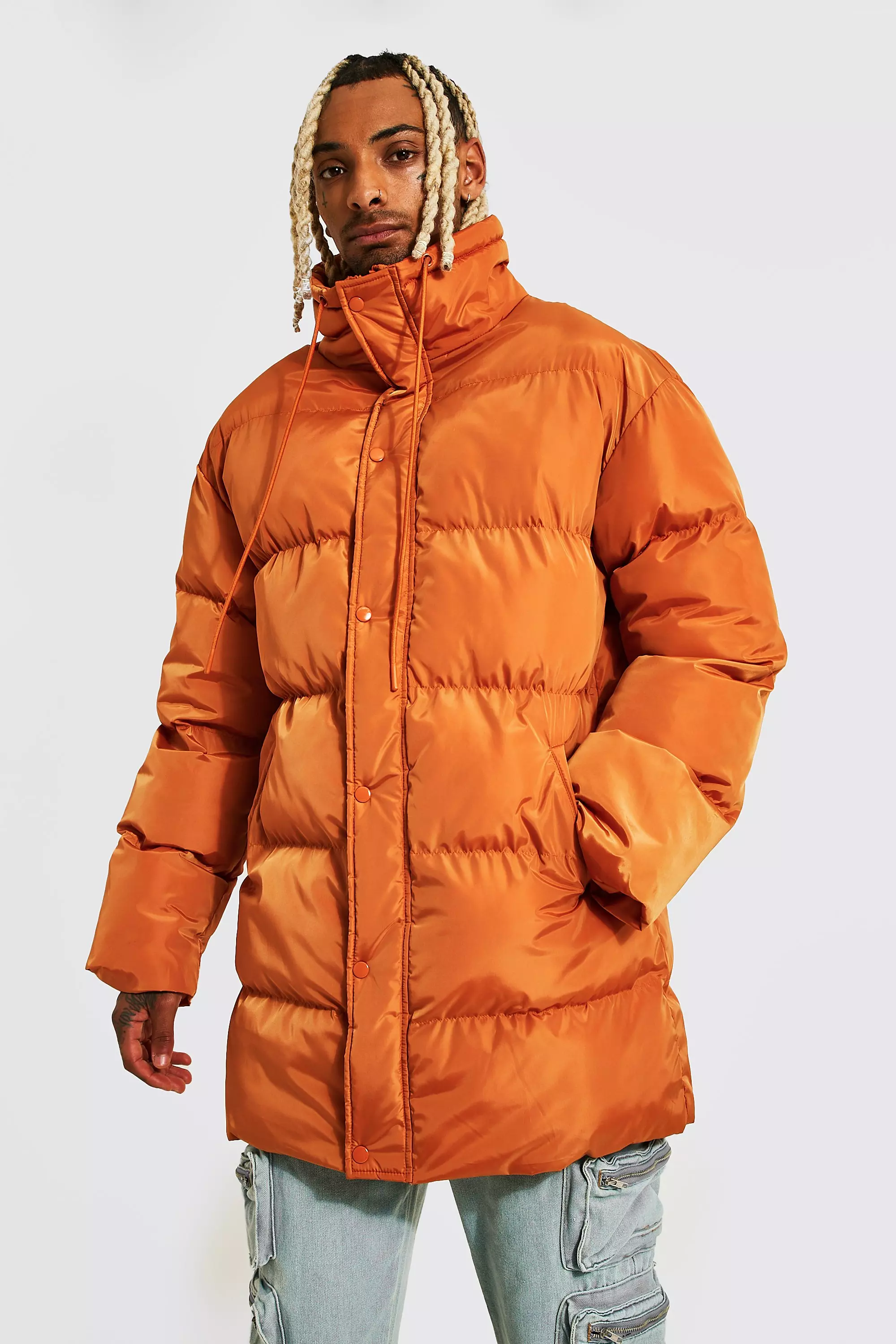 Burnt hot sale orange puffer